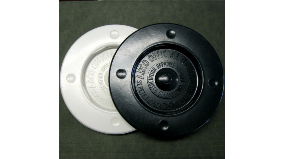 ARCO Tournament Outdoor Shuffleboard Discs Black/White Thompson