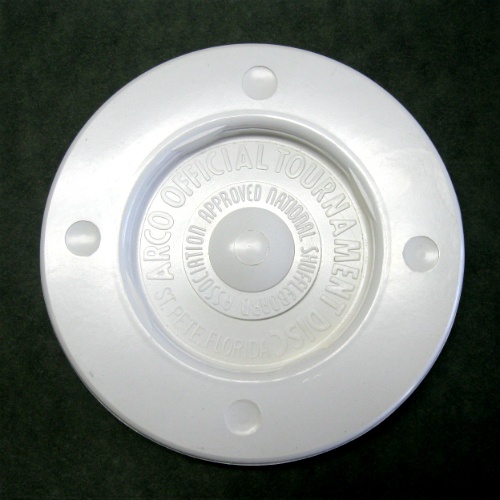 11-169 - white shuffleboard disc