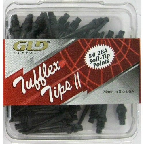 12-622 - Tufflex II Dart Tips 2BA - Black