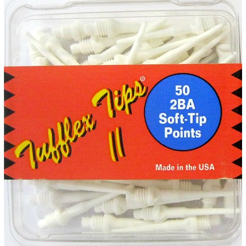 12-637 - Tufflex II Dart Tips 2BA - White