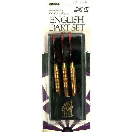 12-751R - English Steel Tip Brass Darts - 25g Red