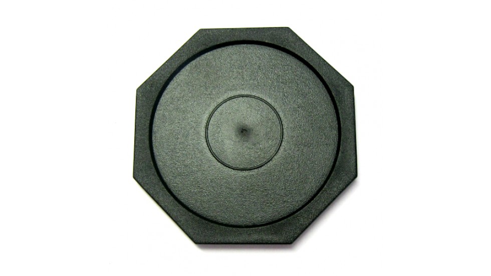 Octagonal Home Air Hockey Puck Black Thompson Sporting Goods