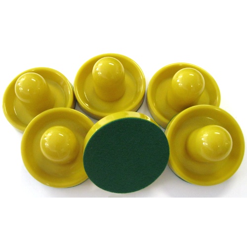 13-194 - Deluxe Home Air Hockey Mallet - Goldenrod - Set of 6