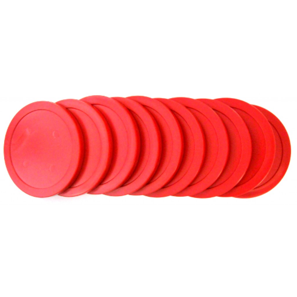 13-271s - Red Economy Commercial Puck Set of 10