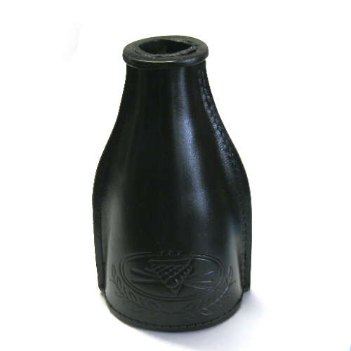 15-307 - Black Leather Shaker Bottle