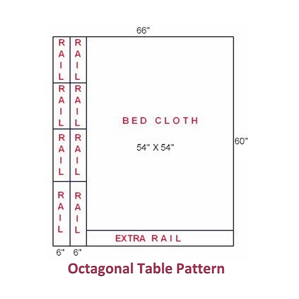 15-737 - Bumperpool Octagonal Table Pattern