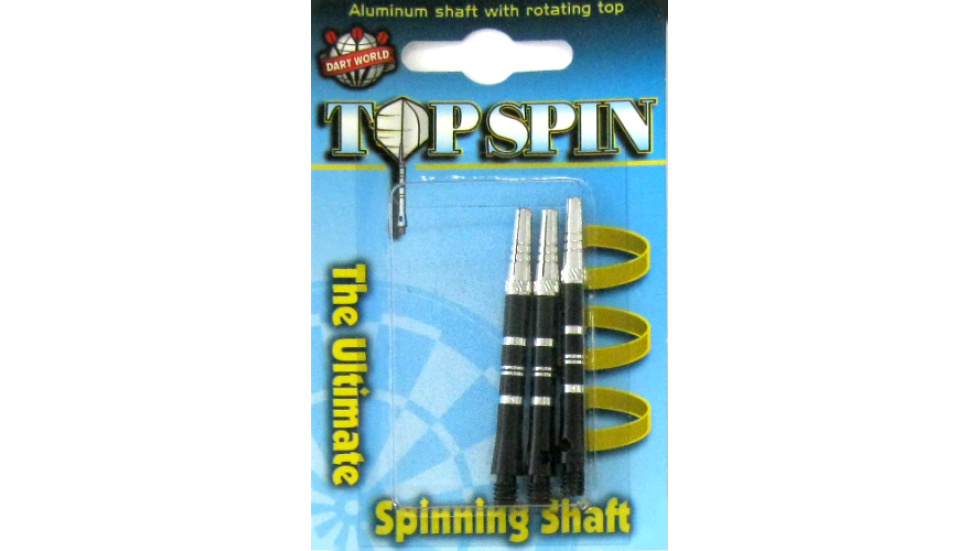 Top Spin Dart Shaft Grooved Medium Black Thompson Sporting Goods