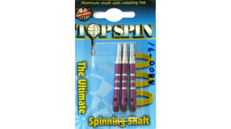 Top Spin Dart Shaft Grooved Medium Purple Thompson Sporting Goods
