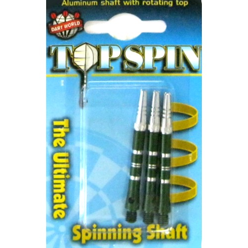16-0090 - Top Spin Dart Shaft - Grooved - Medium - Green