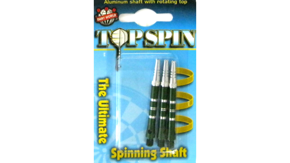 Top Spin Dart Shaft Grooved Medium Green Thompson Sporting Goods
