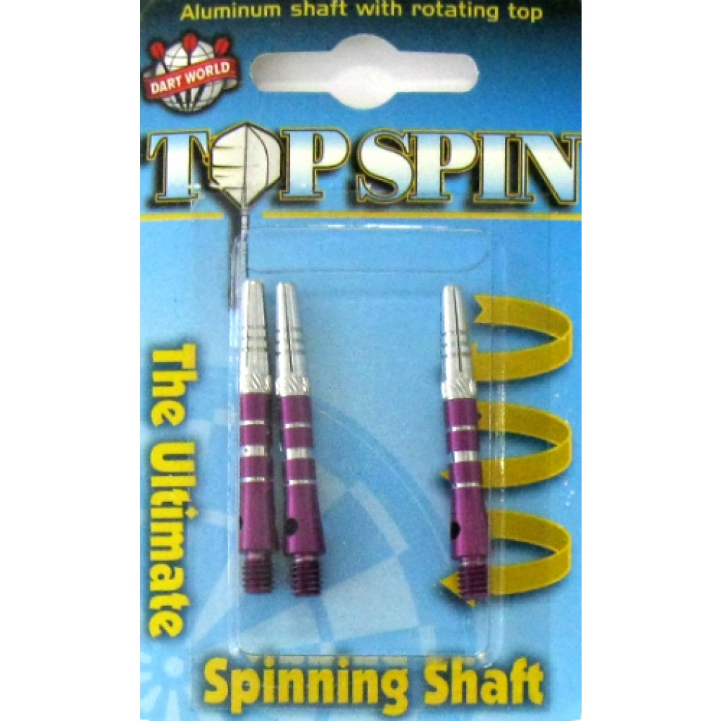 16-0094 - Top Spin Dart Shaft - Grooved - Short - Purple