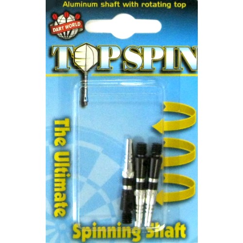 16-0097 - Top Spin Dart Shaft - Grooved - Extra Short - Black