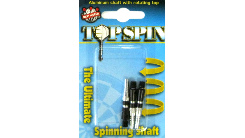 Top Spin Dart Shaft Grooved Extra Short Black Thompson Sporting