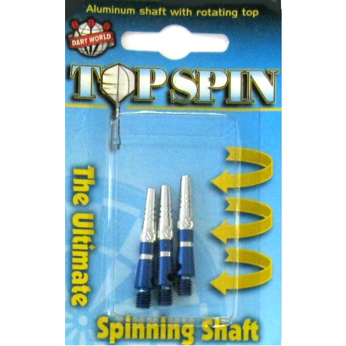 16-0099 - Top Spin Dart Shaft - Grooved - Extra Short - Blue