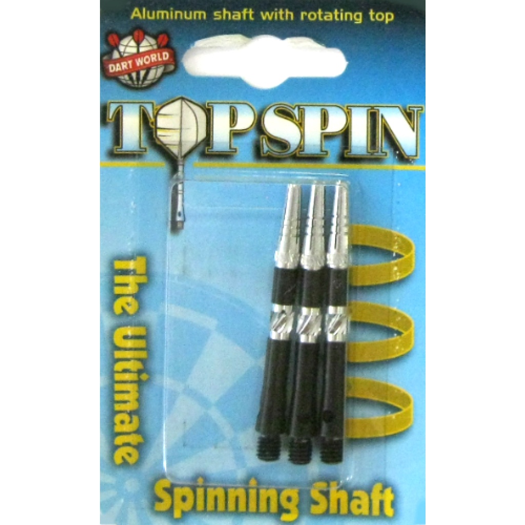 16-0100 - Top Spin Dart Shaft - Diamond - Medium - Black