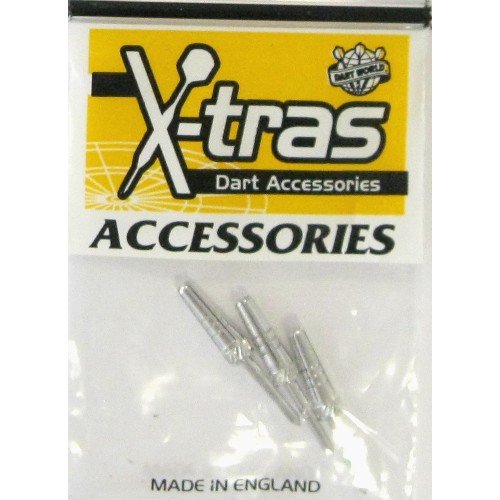 16-0106 - Replaceable Tops for Top Spin Dart Shafts - Silver