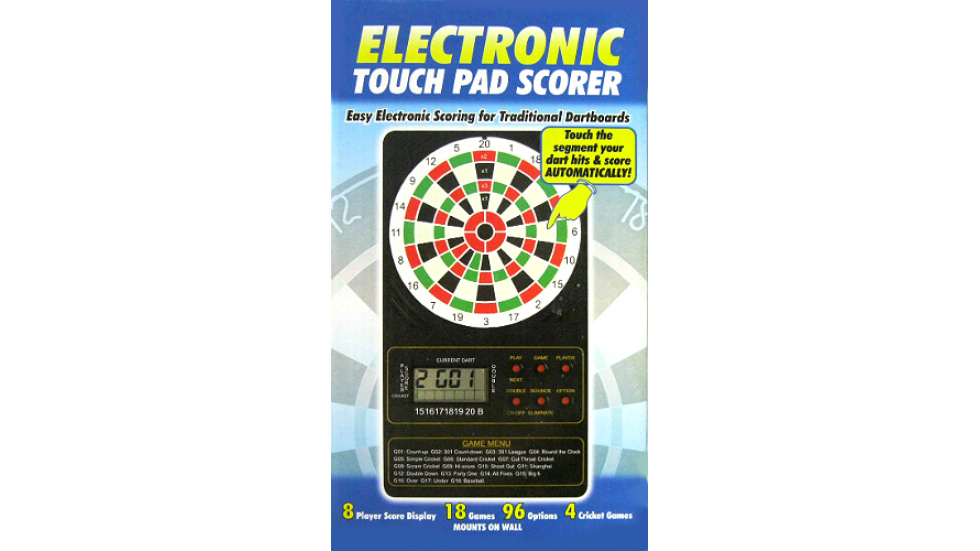 Dart Electronic Touch Pad Scorer Thompson Sporting Goods
