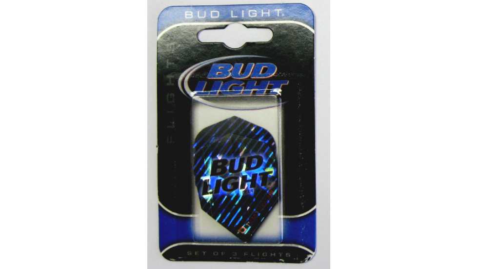 Bud Light Blue Striped Flight Standard Thompson Sporting Goods
