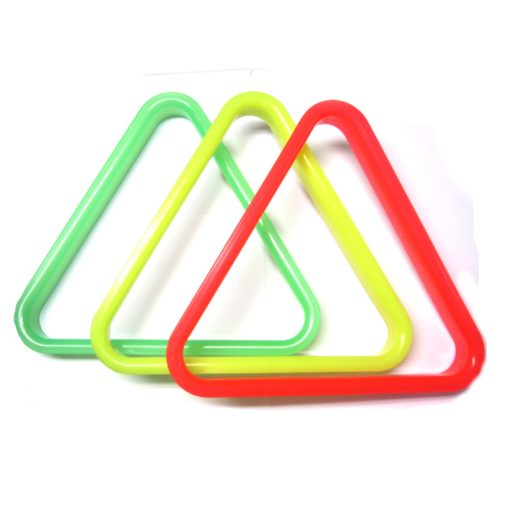 Blacklight Glow Triangle Ball Rack