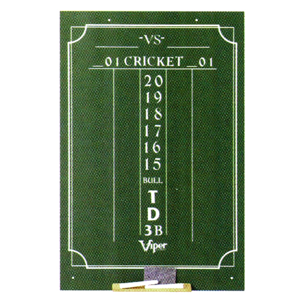 Cricket Chalk Dart Scoreboard