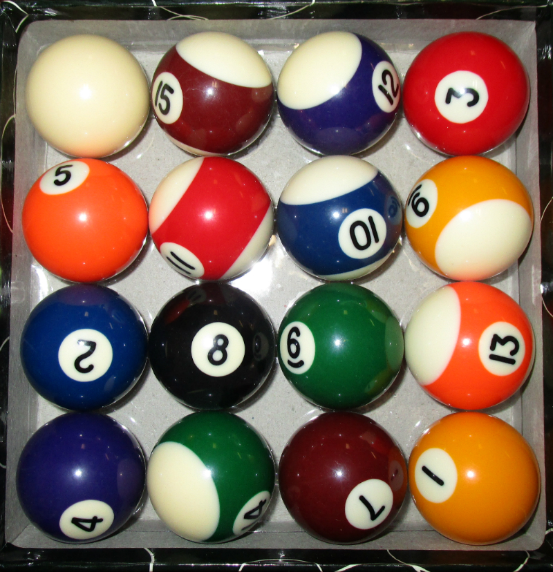 Mini Billiard Ball Sets