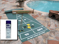 Roll-Out Shuffleboard Courts