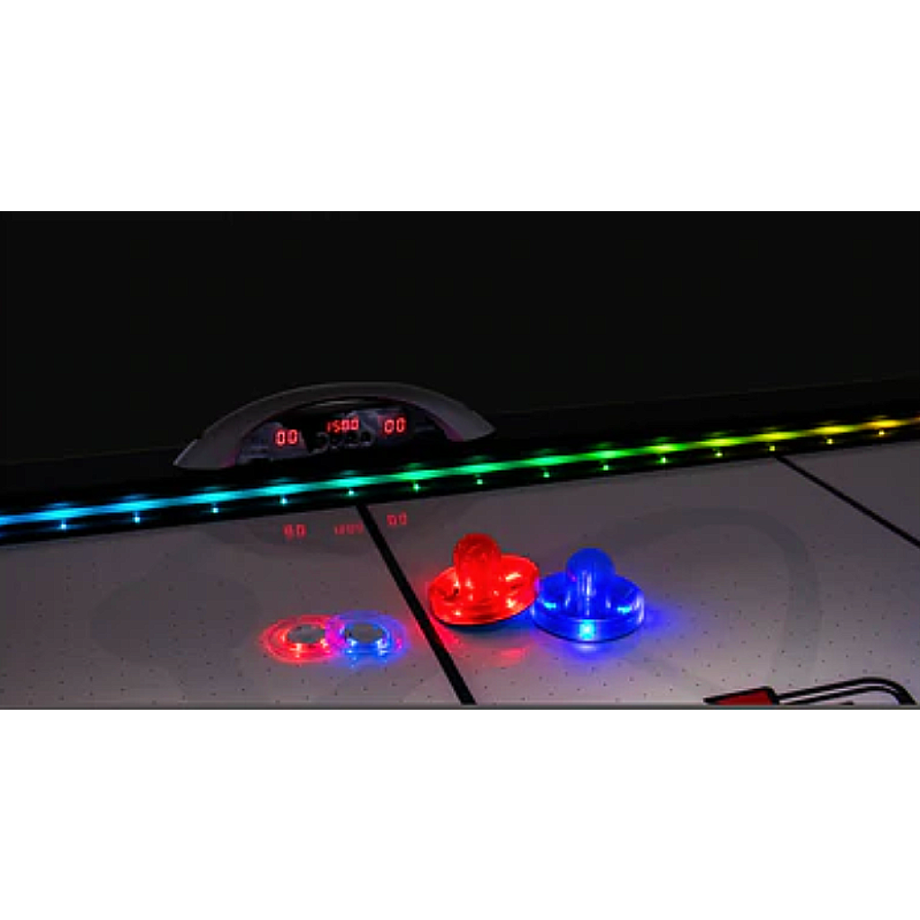 LED Illuminated Air Hockey Pucks - Red (Hexagon Puck)